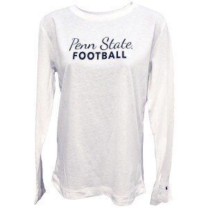 women's long sleeve Penn State Football white shirt image